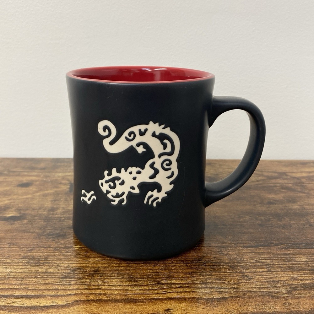 Starbucks Komodo Dragon Year of the Dragon 12 oz Ceramic Coffee Tea Mug Cup 2011